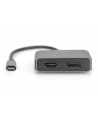 DIGITUS USB-C - DP + HDMI Adapter 20cm 4K/30Hz silver aluminum housing - nr 2