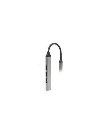 GEMBIRD 4-portowy HUB USB typu C port USB 3.0 x 1 port USB 2.0 x 3 srebrny nr 1
