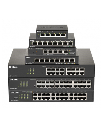 D-LINK 8-Port Layer2 PoE Smart Gigabit Switch 8x 10/100/1000Mbps TP RJ-45 PoE Port 802.3af/at Power-over-Ethernet up to 30 Watt