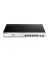 D-LINK 10-Port Layer2 PoE+ Smart Managed Gigabit Switch 8 x 10/100/1000Mbps TP RJ-45 PoE Port Port 1-8 802.3at Power-over-Eth - nr 10