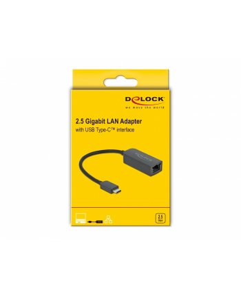 Delock Adapter Usb Typ-C 2,5 Gigabit Lan Kompakt (66645)