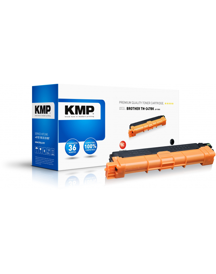 Kmp Toner Zamiennik Brother TN-247BK, TN247BK Czarny 3000 Seiten B-T109X (BT109X) główny