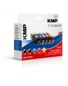 KMP MULTIPACK C107BKXV - Kartridż z tuszem Czarny - nr 1