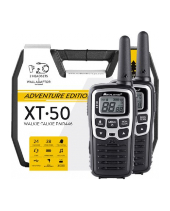 Radiotelefon Midland PMR XT50 Adventure - 2 szt. (C1178.03)