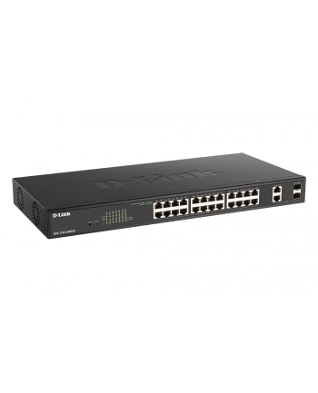 D-LINK 26-Port Layer2 PoE+ Gigabit Smart Managed Switch 24x 10/100/1000Mbps TP RJ-45 PoE Port 802.3at Power-over-Ethernet