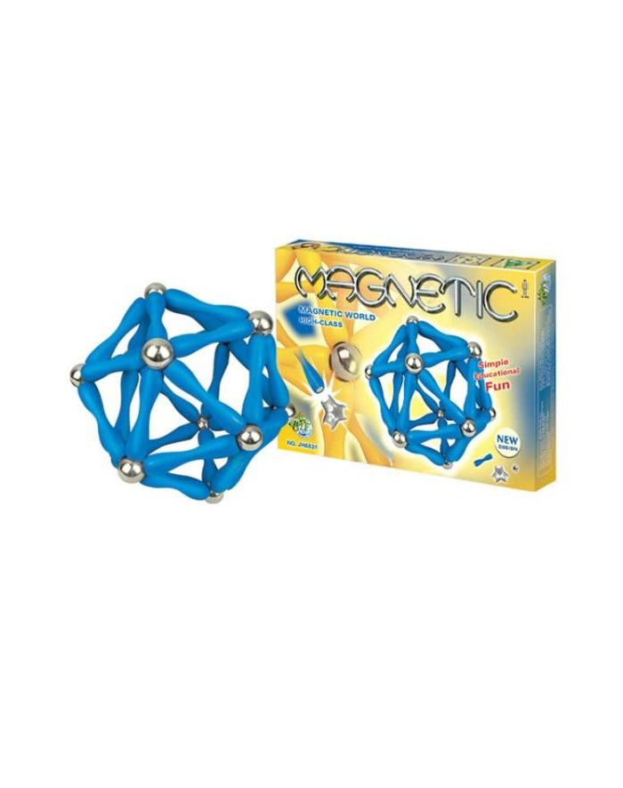 Klocki magnetyczne konstrukcyjne edukacyjne 84el. G147973 Gazelo główny