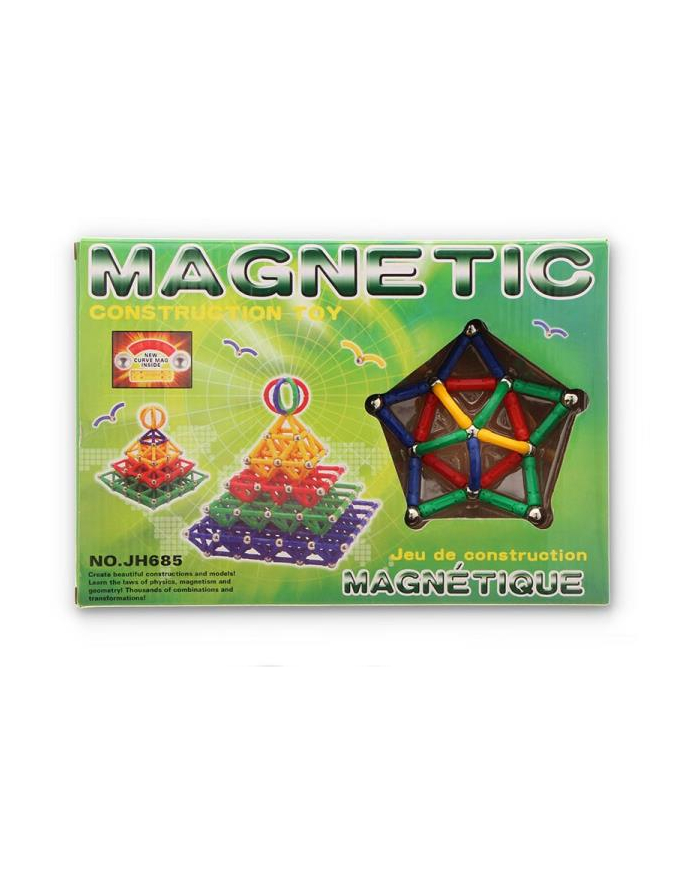 Klocki magnetyczne konstrukcyjne Magnetic 68el G147983 Gazelo główny