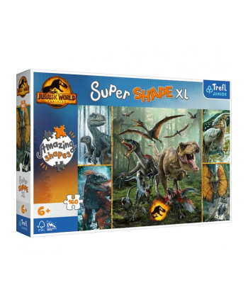 Puzzle 160el XL Niezwykłe dinozaury. Jurassic World 50026 Trefl