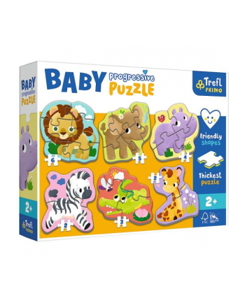 Puzzle Baby Progressive Safari 44002 Trefl