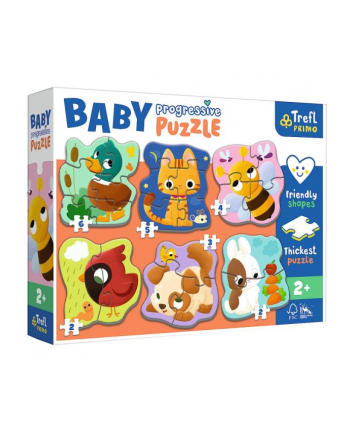 Puzzle Baby Progressive Zwierzęta 44003 Trefl