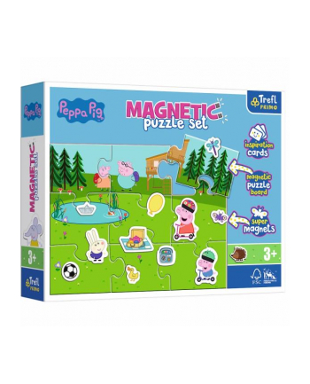 Puzzle magnetyczne Zabawy Peppy. Peppa Pig 93164 Trefl