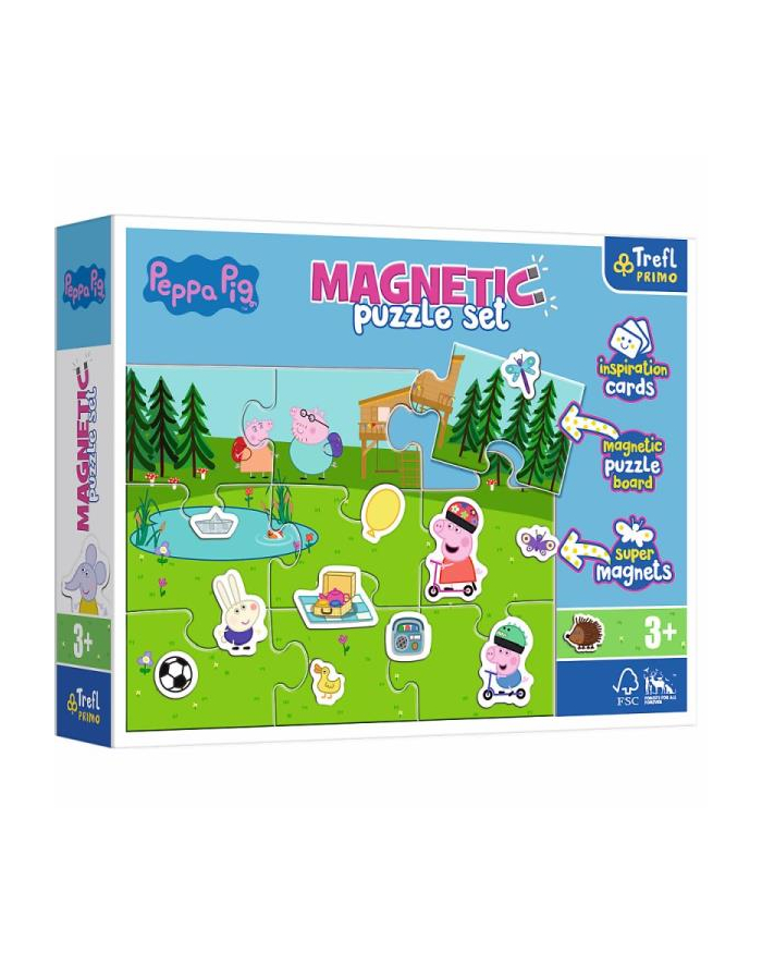 Puzzle magnetyczne Zabawy Peppy. Peppa Pig 93164 Trefl główny
