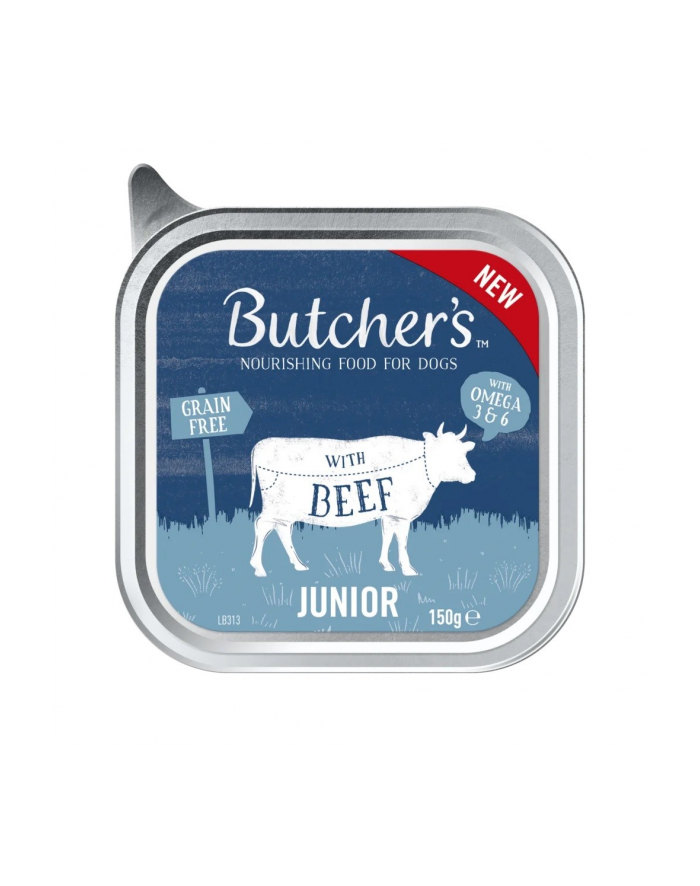 Butcher's Original Junior z wołowiną pasztet 150g główny