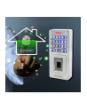 qoltec Zamek szyfrowy OBERON z czytnikiem linii papilarnych | RFID | kod| karta | brelok | dzwonek | IP68 | EM - nr 11