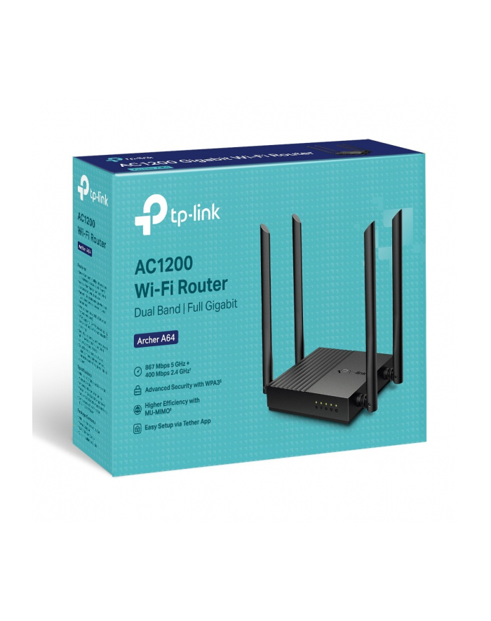 tp-link Router Archer A64 AC1200 1WAN 4LAN główny