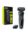 Braun Shaver 51-W1500s	 Operating time (max) 50 min, Wet & Dry, Black/White - nr 7