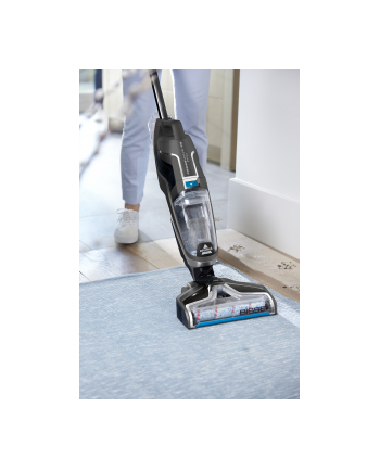 Bissell Vacuum Cleaner CrossWave C6 Cordless Pro Cordless operating, Handstick, Washing function, 36 V, Operating time (max) 25 min, Black/Titanium/Blue