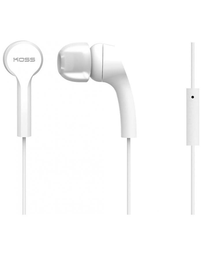 Koss Headphones KEB9iW Wired, In-ear, Microphone, White główny