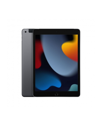 Apple iPad 10.2'' 9th Gen Space Grey, Retina Wyświetlacz IPS LCD, A13 Bionic, 3 GB, 256 GB, 4G, Wi-Fi, 12 MP, 8 MP, Bluetooth, 4.2, iPadOS, 15, 1620 x 2160 pixels