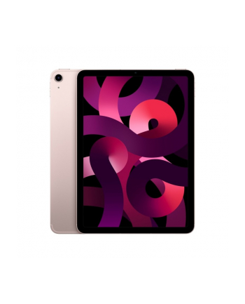 Apple iPad Air 5th Gen 10.9 '', Pink, Liquid Retina Wyświetlacz IPS LCD, Apple M1, 8 GB, 256 GB, Wi-Fi, 12 MP, 12 MP, Bluetooth, 5.0, iPadOS, 15.4, 1640 x 2360 pixels