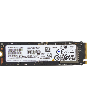 hp inc. HP Solid State Drive 512GB PCIe-4x4 NVMe M.2