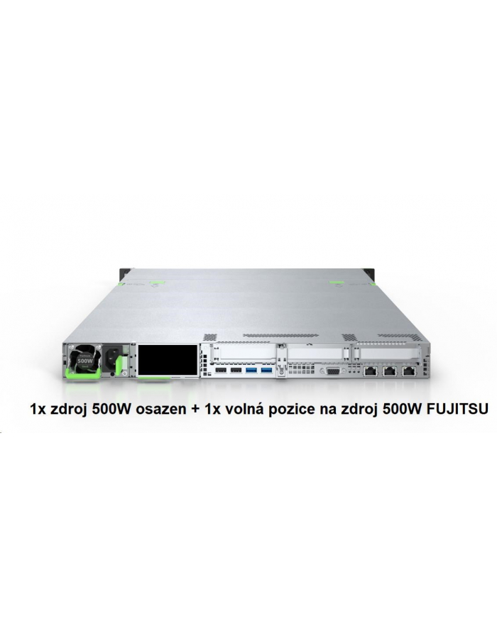 fujitsu technology solutions FUJITSU PRIMERGY RX1330 M5 Intel Xeon E-2334 4C/8T 3.40GHz 16GB 1Rx8 DDR4-3200 U ECC główny