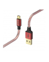 Hama Kabel USB Micro USB 1.5m Czerwony - nr 4