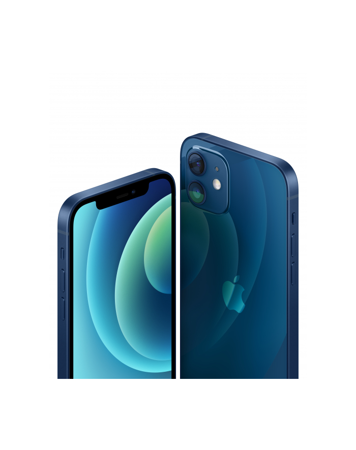 Apple iPhone 12 Blue, 6.1 '', XDR OLED, 2532 x 1170 pixels, Apple, A14 Bionic, Internal RAM 4 GB, 128 GB, Single SIM, Nano-SIM and eSIM, 3G, 4G, Główna kamera (tył) Dual 12+12 MP, Druga kamera (przód) 12 MP, iOS, 14, 2815 mAh główny