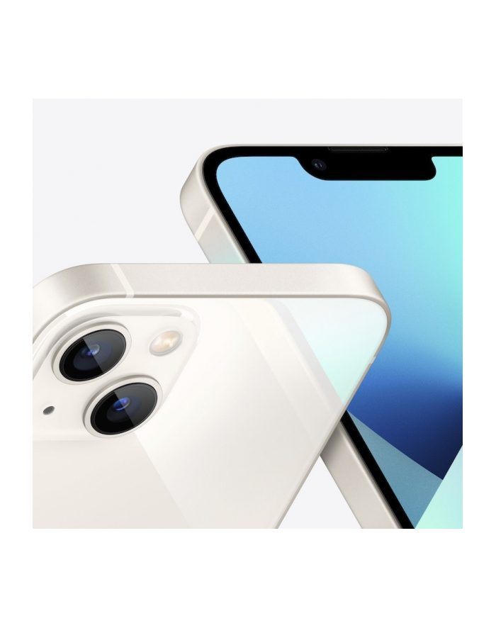Apple iPhone 13  Starlight, 6.1 '', Super Retina XDR OLED, 1170 x 2532 pixels, Apple, A15 Bionic, Internal RAM 4 GB, 128 GB, Dual SIM, Nano-SIM, 3G, 4G, 5G, Główna kamera (tył) 12+12 MP, Druga kamera (przód) 12 MP, iOS, 15, 3240 mAh główny