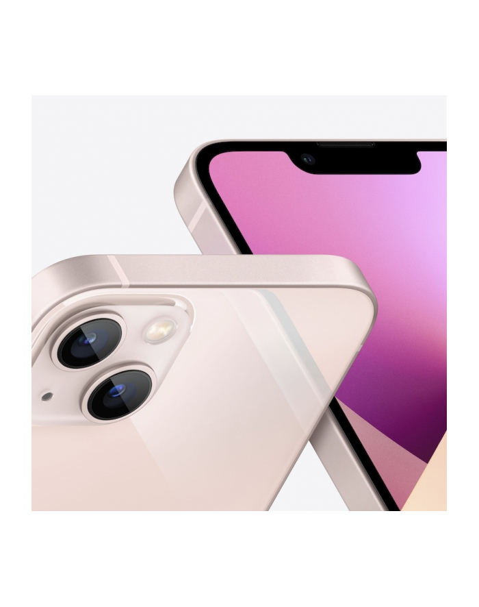 Apple iPhone 13  Pink, 6.1 '', Super Retina XDR OLED, 1170 x 2532 pixels, Apple, A15 Bionic, Internal RAM 4 GB, 128 GB, Dual SIM, Nano-SIM, 3G, 4G, 5G, Główna kamera (tył) 12+12 MP, Druga kamera (przód) 12 MP, iOS, 15, 3240 mAh główny