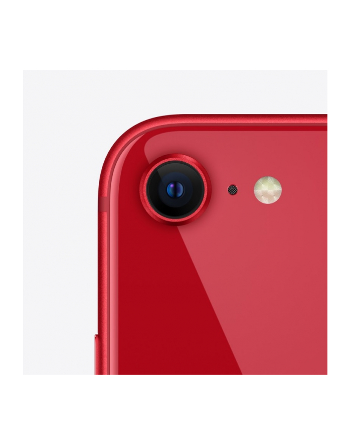 Apple iPhone SE 3rd Gen (PRODUCT)RED, 4.7 '', Retina HD, 1334 x 750 pixels, Apple, A15 Bionic, Internal RAM 4 GB, 64 GB, Single SIM, Nano-SIM, 5G, Główna kamera (tył) 12 MP, Druga kamera (przód) 7 MP, iOS, 15.4, 2018  mAh główny
