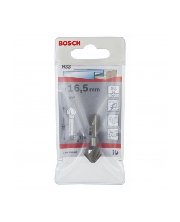 Bosch Pogłębiacze stożkowe 16,5 mm, M 8, 40 mm, 1/4'' 2608596408