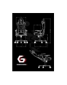 gembird Krzesło gamingowe Scorpion czarno-czerwone - nr 14