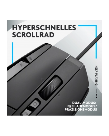 logitech Mysz do gier 502 X 910-006138 czarna