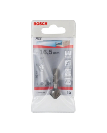 Bosch Pogłębiacze stożkowe 16,5 mm, M 8, 40 mm, 1/4'' 2608596408