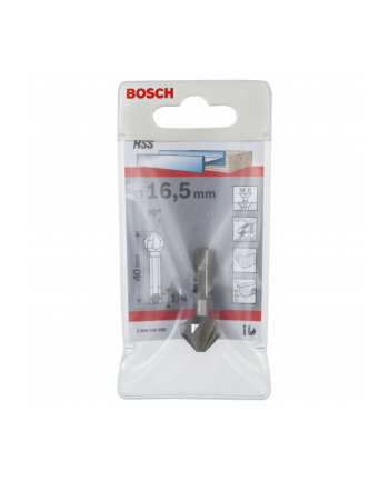 Bosch Pogłębiacze stożkowe 16,5 mm, M 8, 40 mm, 1/4'' 2608596408