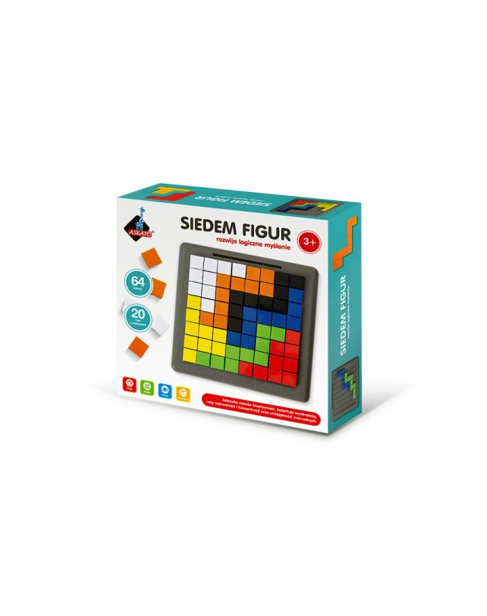askato Genialny dzieciak SIED-EM FIGUR gra logiczna 118482 główny