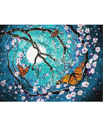 ju-piter Diamentowa mozaika Kwitnące gałęzie i motyle  60141