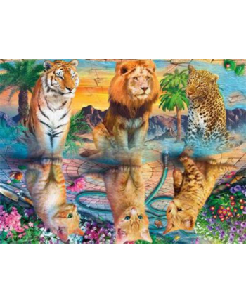ju-piter Diamentowa mozaika Odbicia dzikich kotów  60160