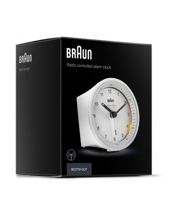 Braun BC 07 W-DCF budzik sterowany radiowo bialy - Raty 0% Credit Agricole!