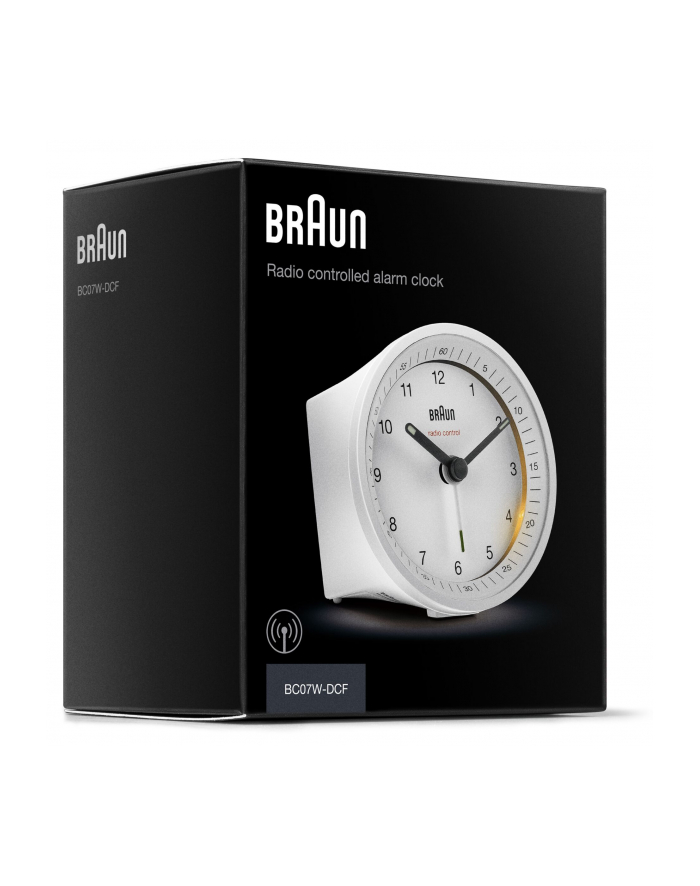 Braun BC 07 W-DCF budzik sterowany radiowo bialy - Raty 0% Credit Agricole! główny