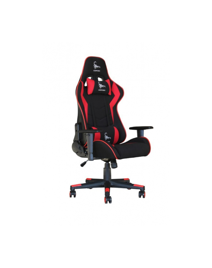 gembird Krzesło gamingowe Scorpion czarno-czerwone główny