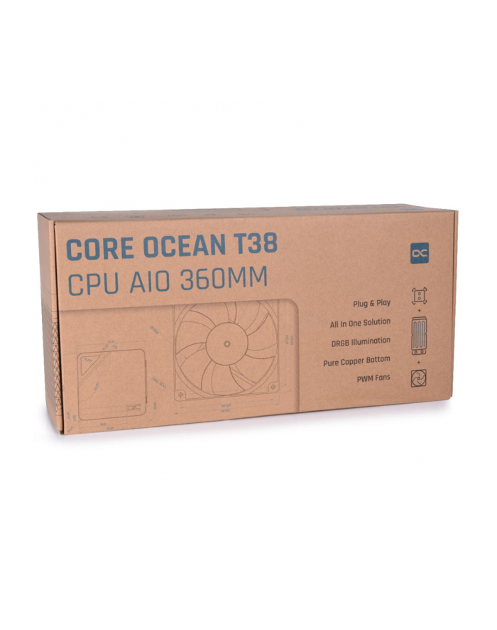Chłodzenie Alphacool Core Ocean T38 AIO 360mm główny