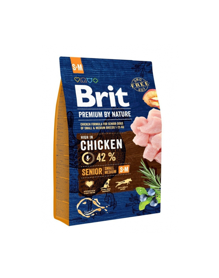 Brit Premium By Nature S+M Senior 3 kg główny