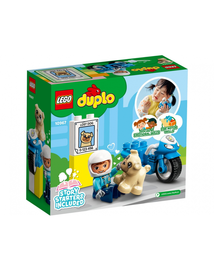 LEGO DUPLO 10967 Motocykl policyjny główny