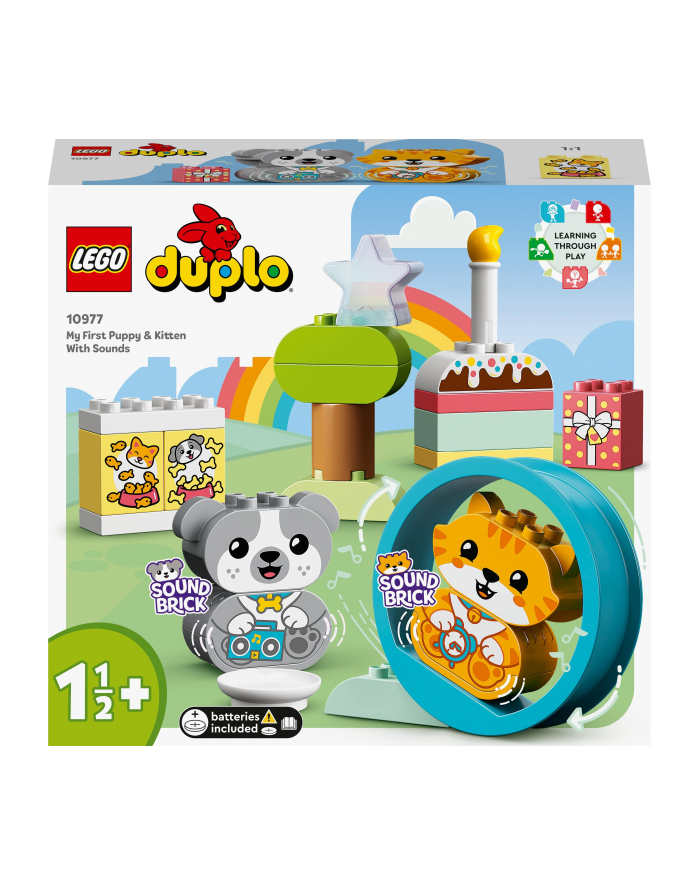 LEGO DUPLO 10977 Mój pierwszy szczeniak i kotek z odgłosami główny