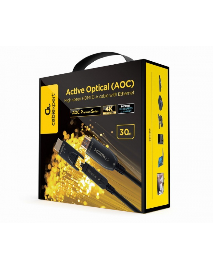 gembird Kabel AOC High Speed HDMI with ethernet 30 m z adapterem D/A główny