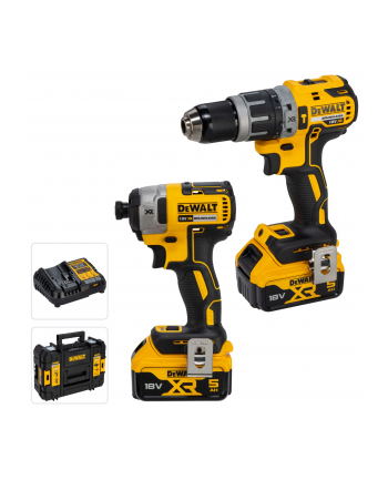 dewalt Zestaw Combo 18V DCD796+DCF887 2x5 0Ah DCK266P2T