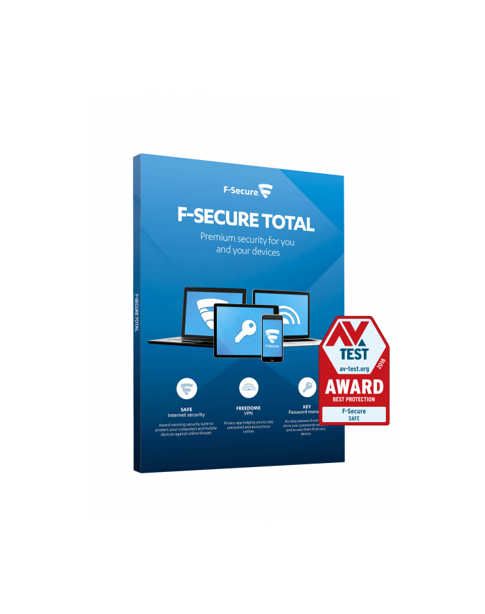 F-Secure Total Security ' Privacy ESD 3 stan/12m główny