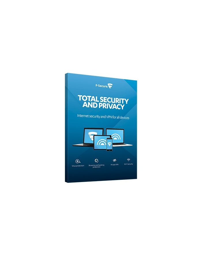 F-Secure Total Security ' Privacy ESD 10 stan/12m główny